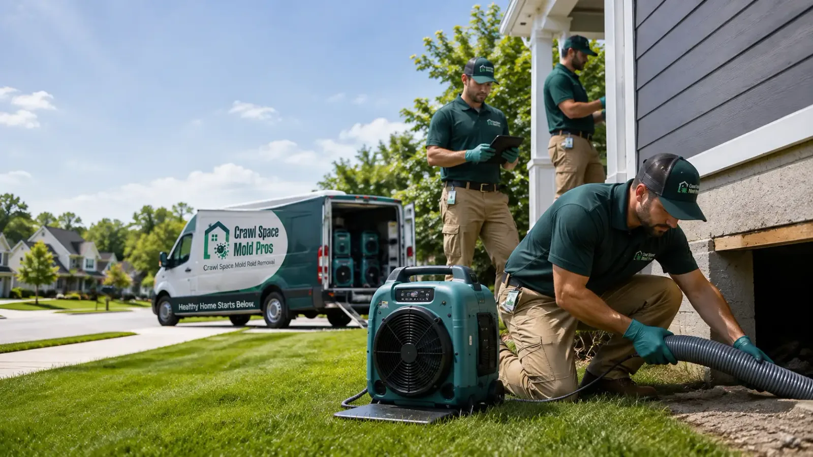 Crawl Space Mold Removal in Marshfield, MA